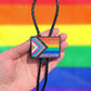 Progress Pride Flag Brooch or Bolo Tie