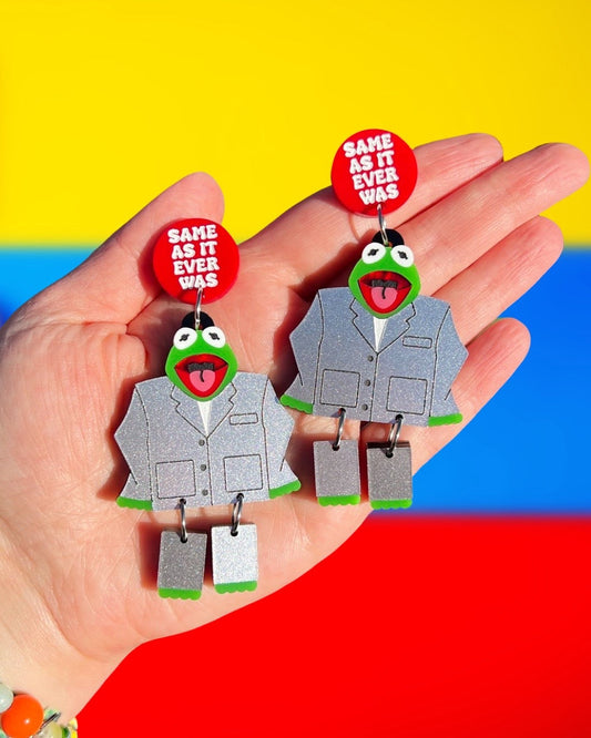Same As It Ever Was Statement Earrings