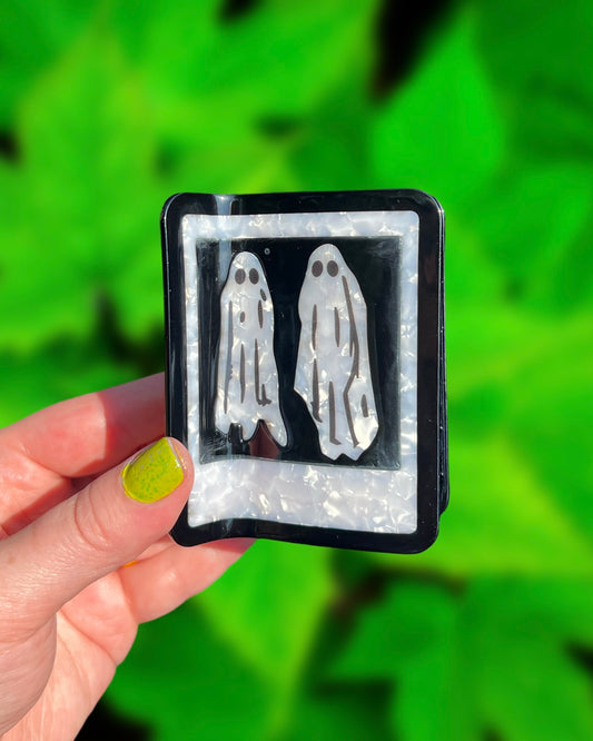 *PRE-ORDER* Ghost Polaroid Hair Claw