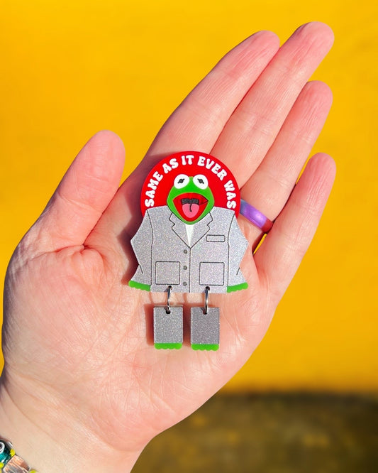 *PRE-ORDER* Same As It Ever Was Statement Brooch, Bolo Tie, or Magnet