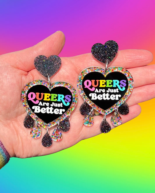 Queers are Just Better Statement Earrings