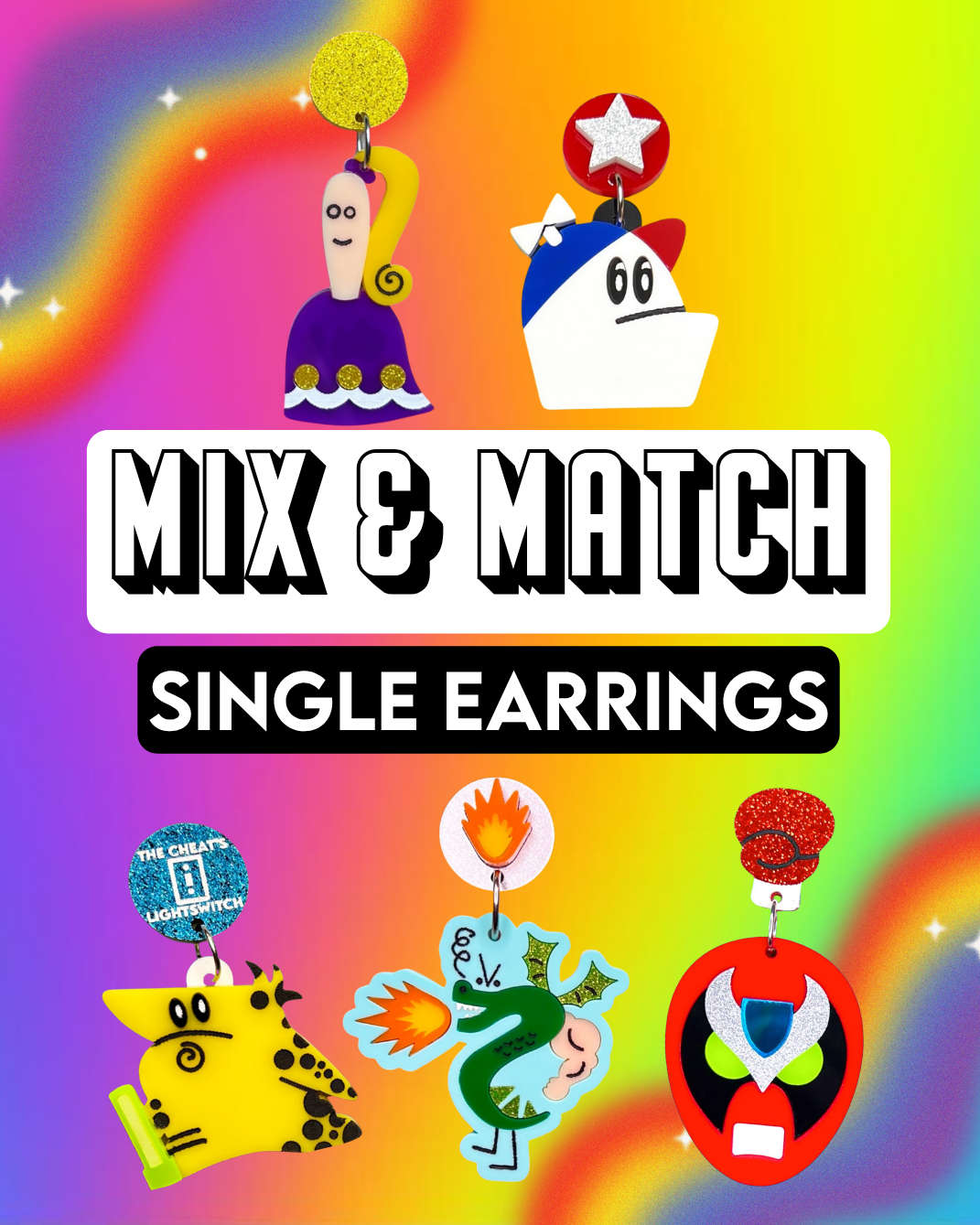 *PRE-ORDER* H★R Mix&Match SINGLE Earrings