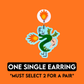 H★R Mix&Match SINGLE Earrings