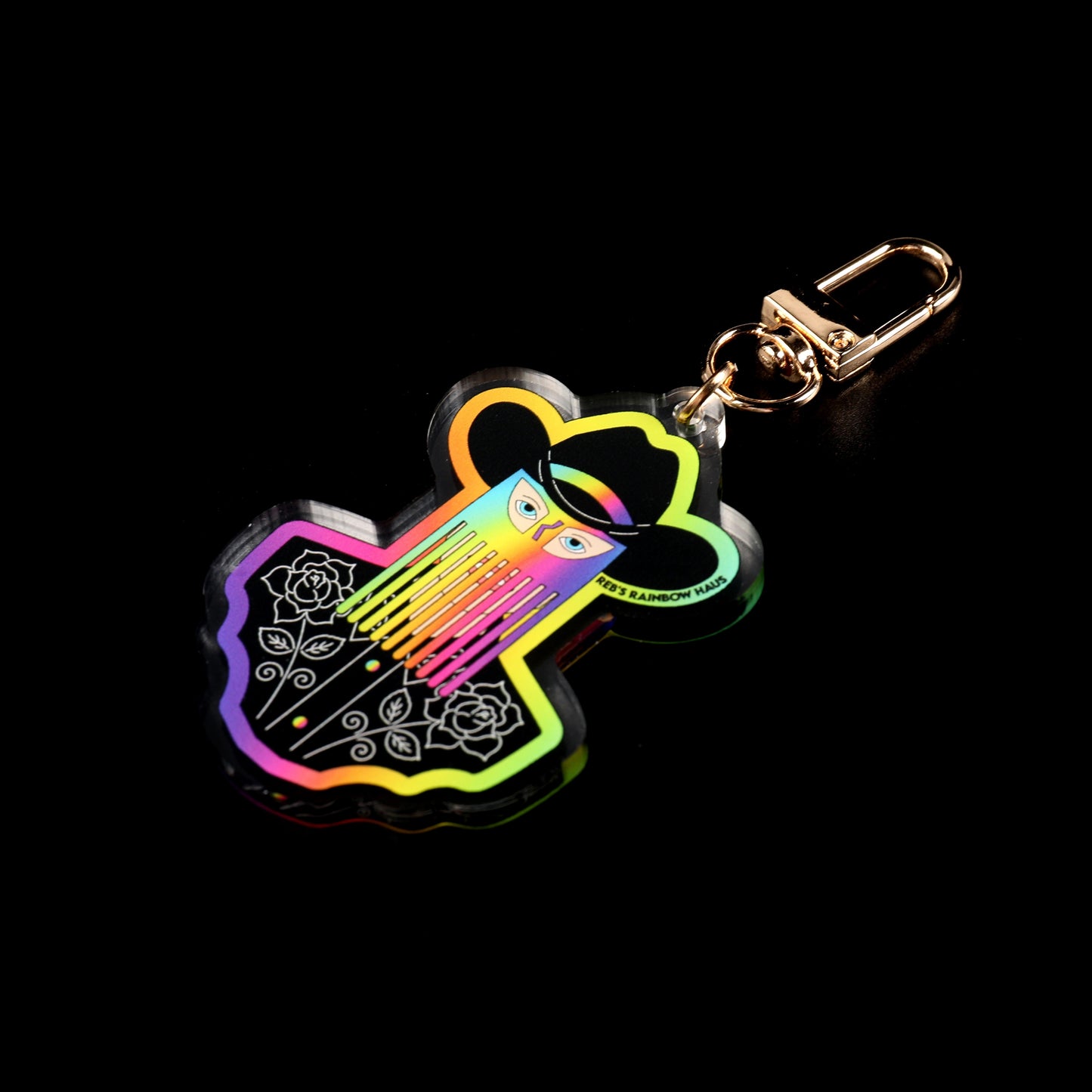 Queen of the Rodeo Keychain