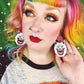 Blanche White House Earrings