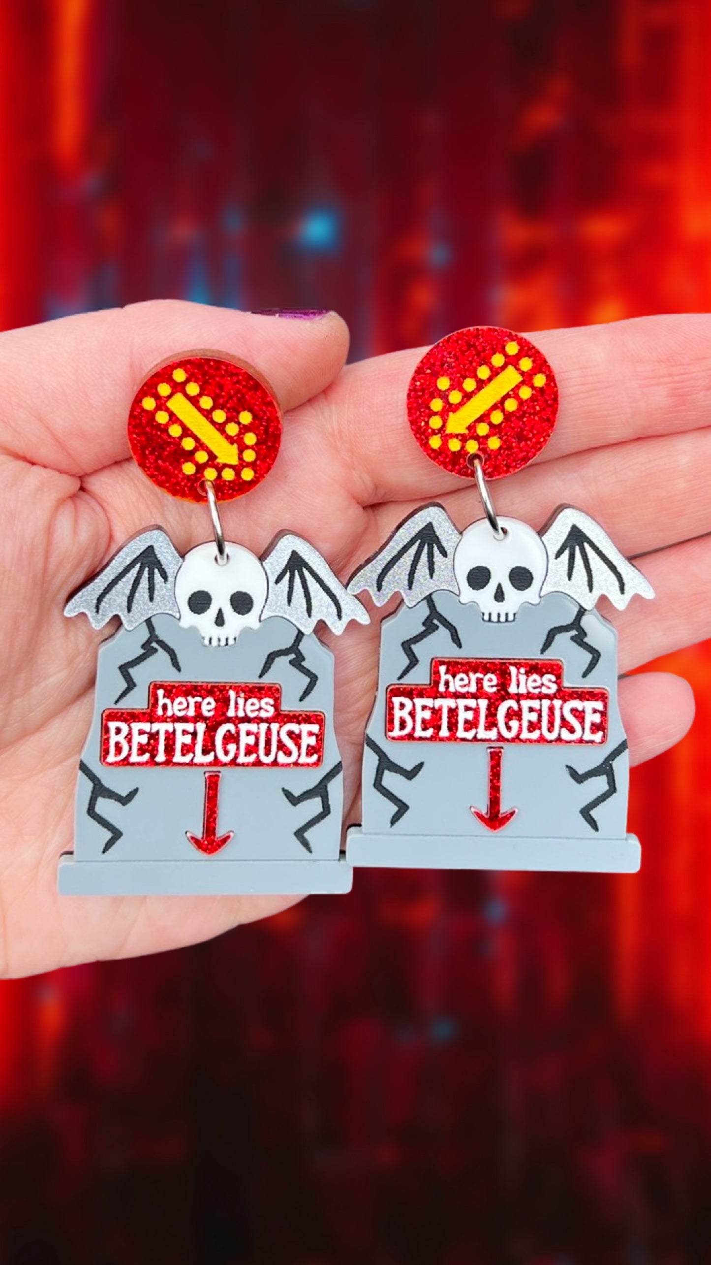 Here Lies Betelgeuse Earrings