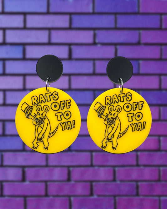 Rats Off To Ya! Earrings