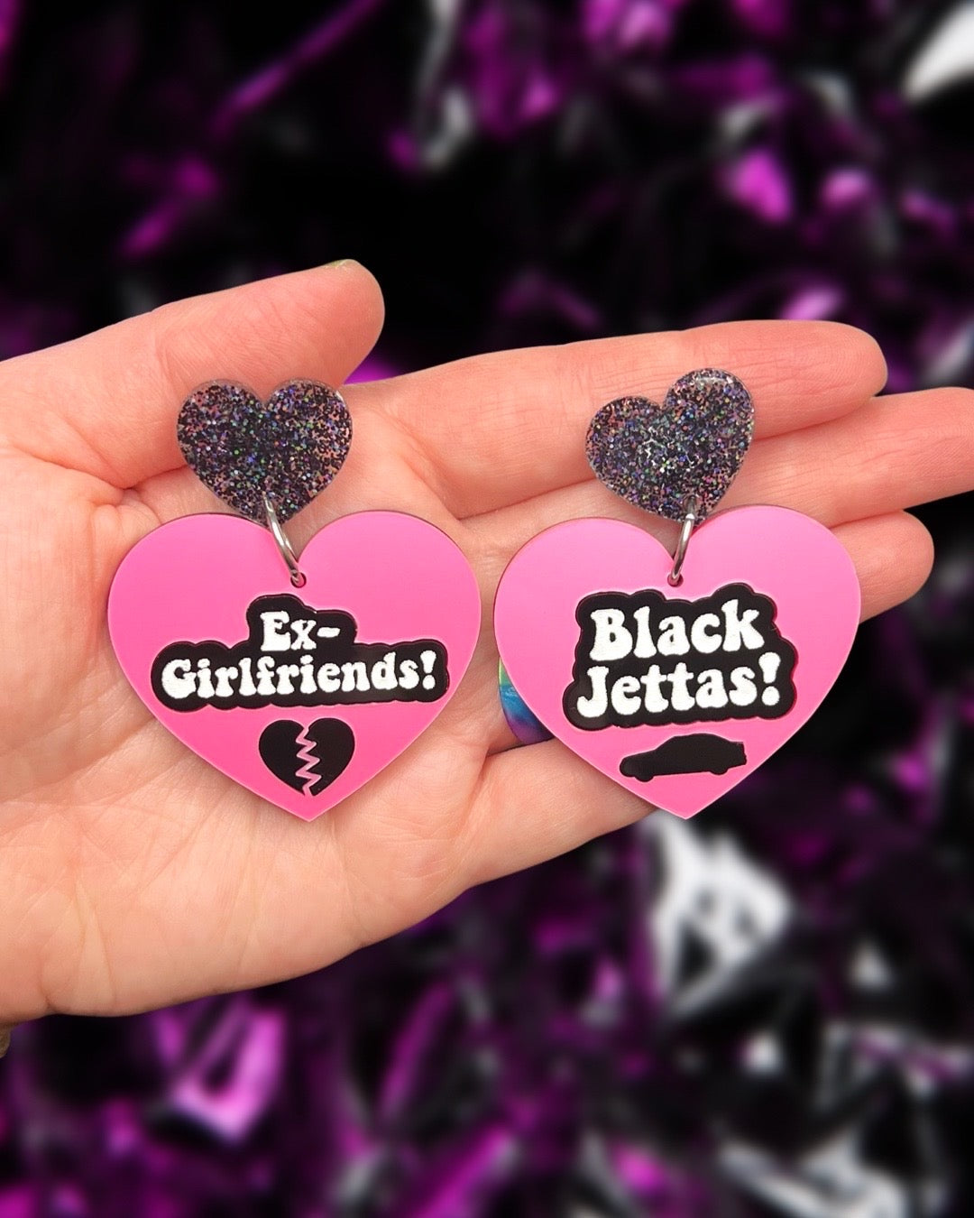 Black Jettas Earrings