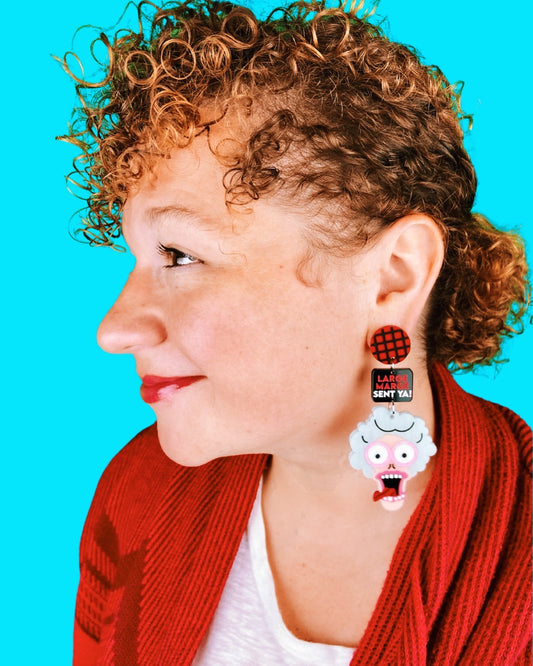 *PRE-ORDER* Large Marge Sent Ya Earrings