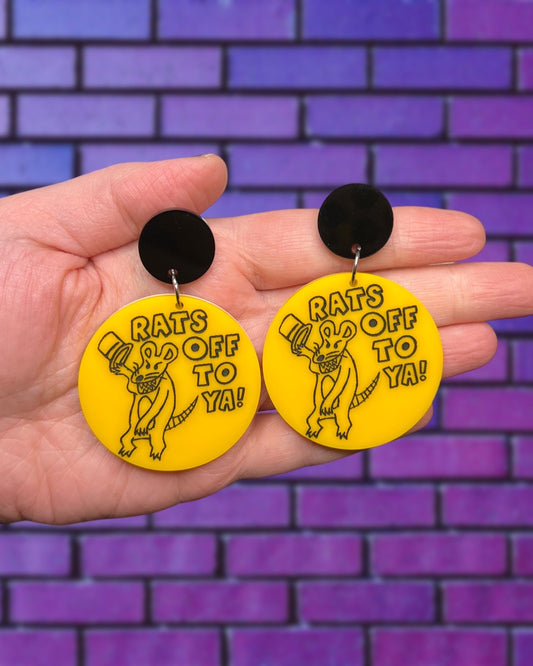 Rats Off To Ya! Earrings