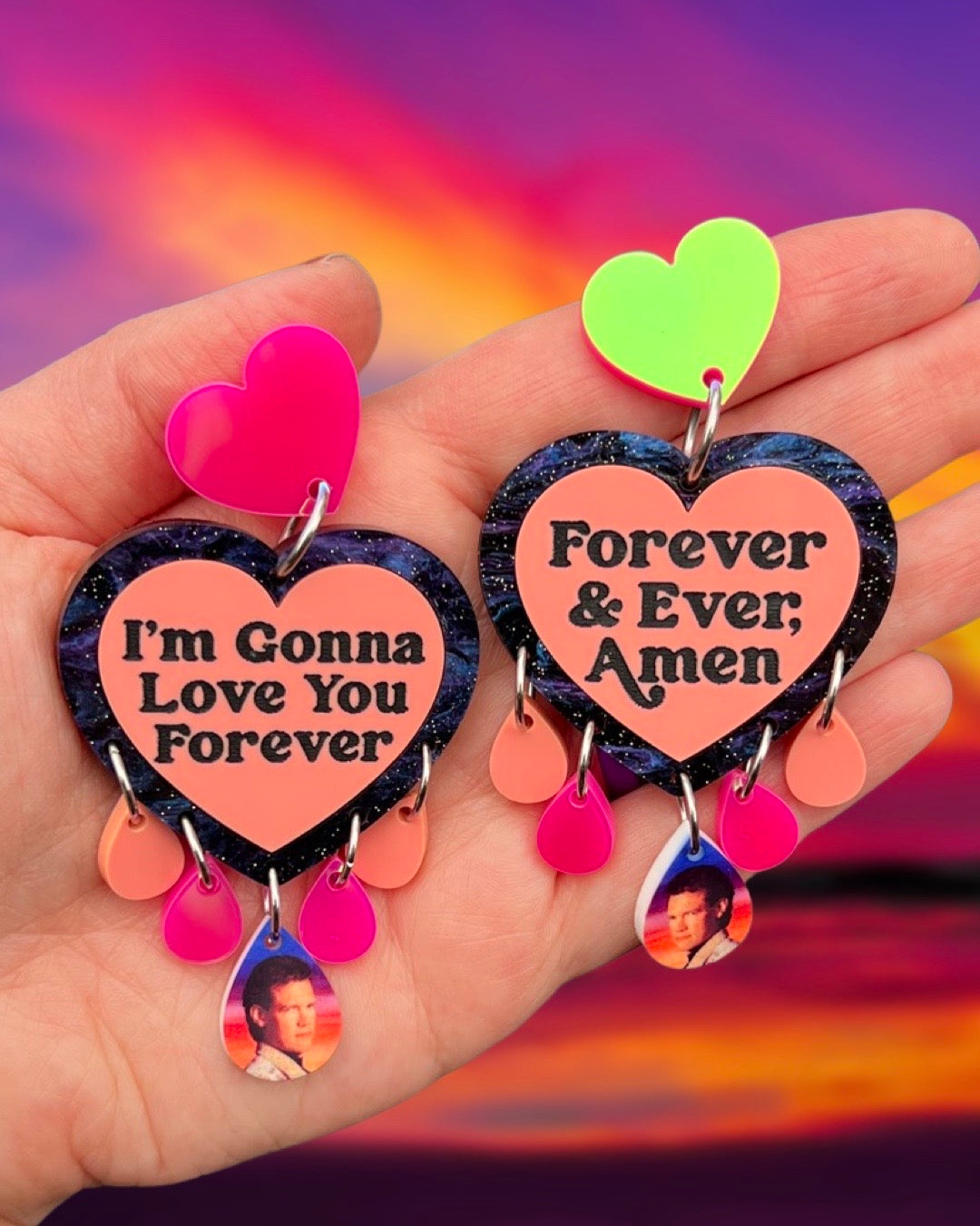 Forever and Ever, Amen Statement Earrings