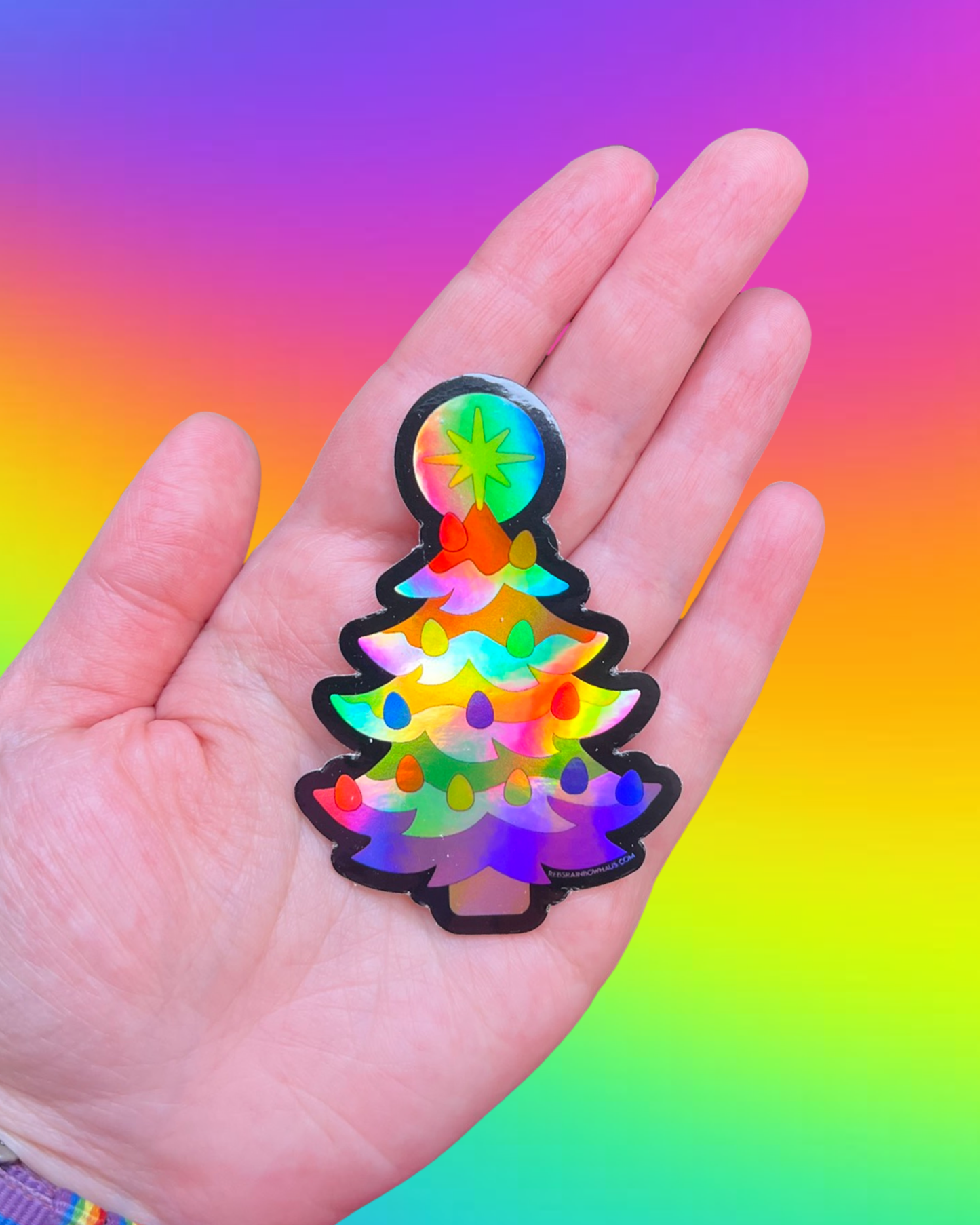 Rainbow Ceramic Tree Sticker