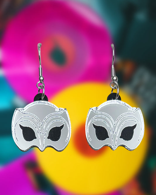 Phantom Mask Earrings