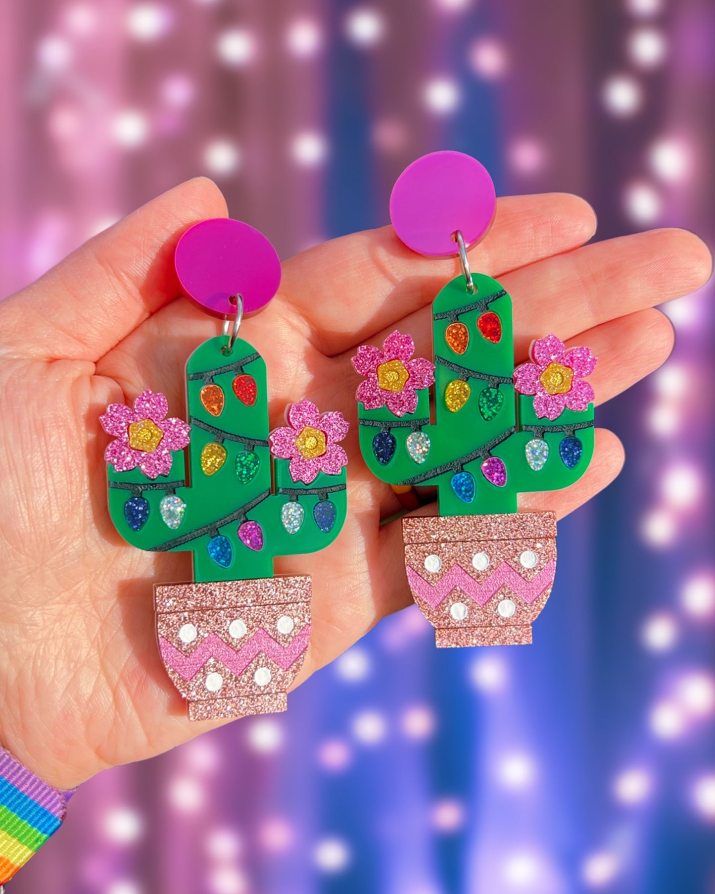 Cactus Tree Earrings