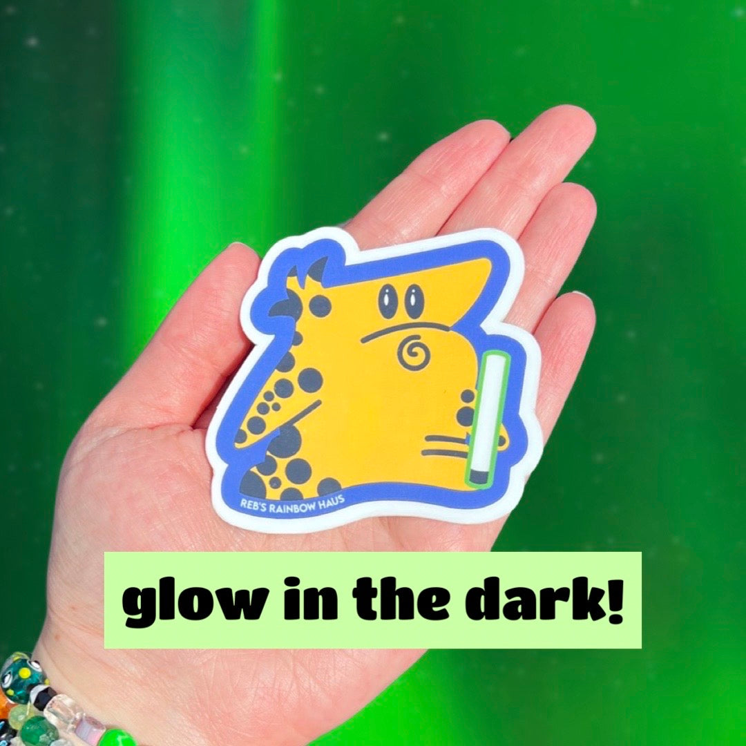 Lightswitch Raves Glow in the Dark Sticker